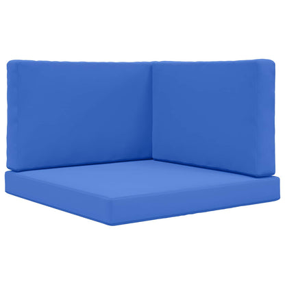 Cuscino per divano da esterno 3 pcs Blu Reale Poliestere | homemem39