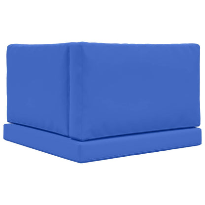 Cuscino per divano da esterno 3 pcs Blu Reale Poliestere | homemem39