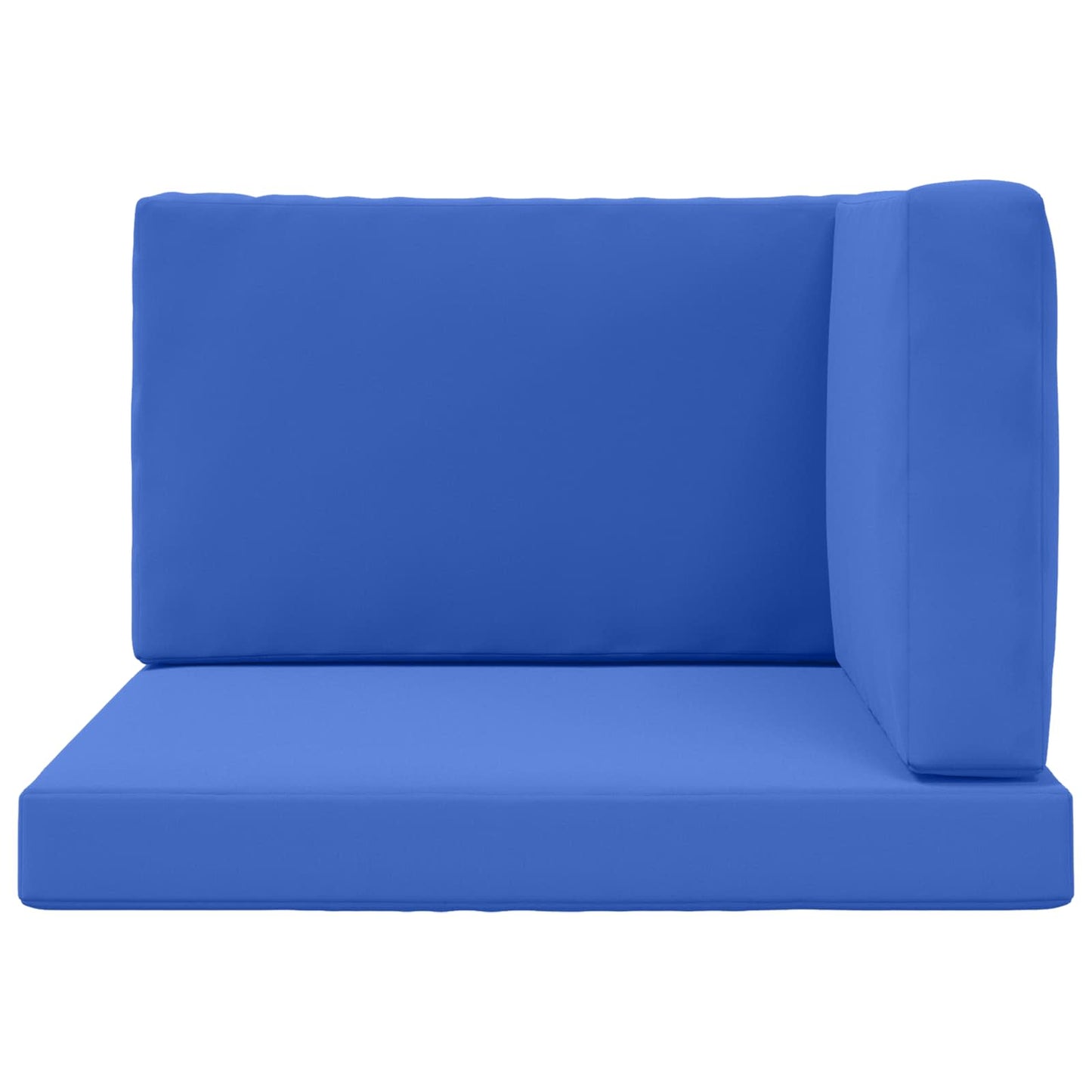 Cuscino per divano da esterno 3 pcs Blu Reale Poliestere | homemem39