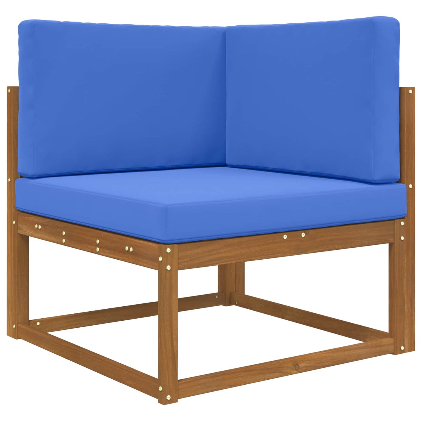 Cuscino per divano da esterno 3 pcs Blu Reale Poliestere | homemem39