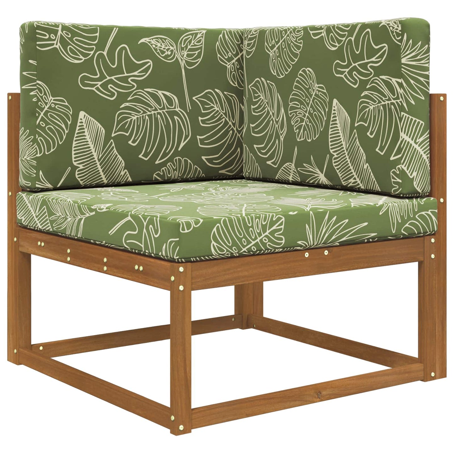 Cuscino per divano da esterno 3 pcs Design a foglia Poliestere | homemem39
