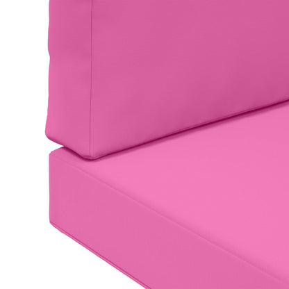 Cuscino per divano da esterno 3 pcs Rosa Poliestere | homemem39