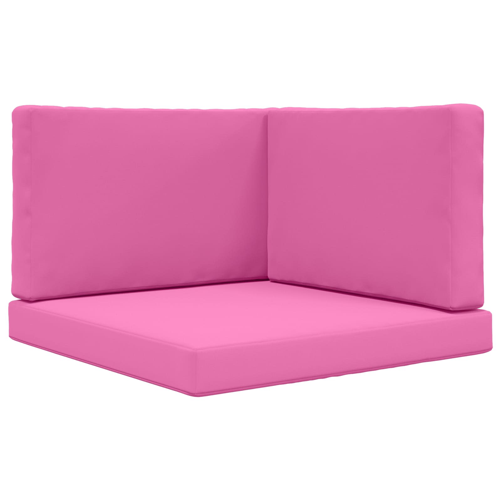 Cuscino per divano da esterno 3 pcs Rosa Poliestere | homemem39
