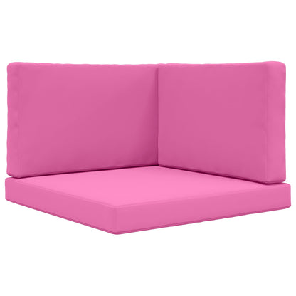 Cuscino per divano da esterno 3 pcs Rosa Poliestere | homemem39
