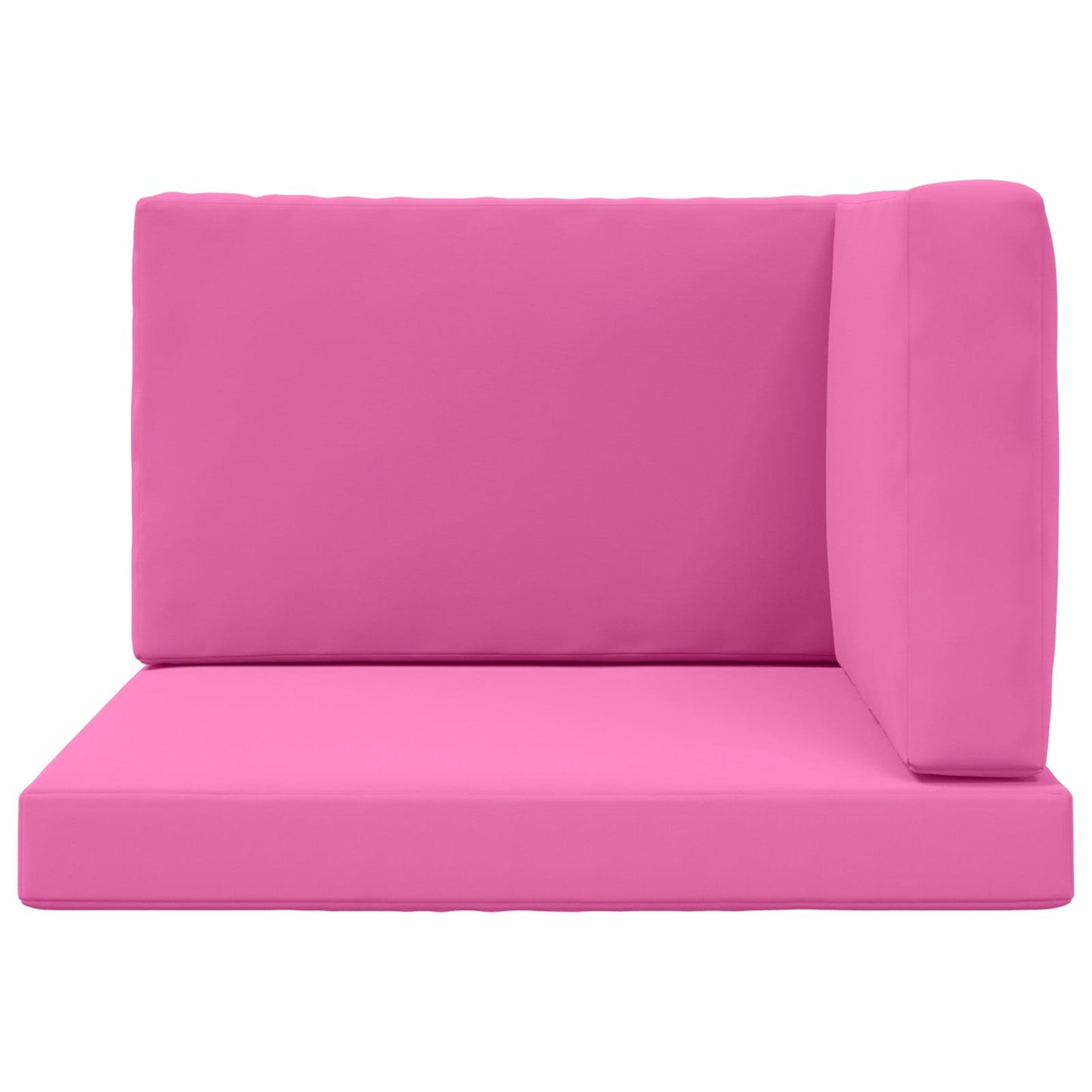 Cuscino per divano da esterno 3 pcs Rosa Poliestere | homemem39