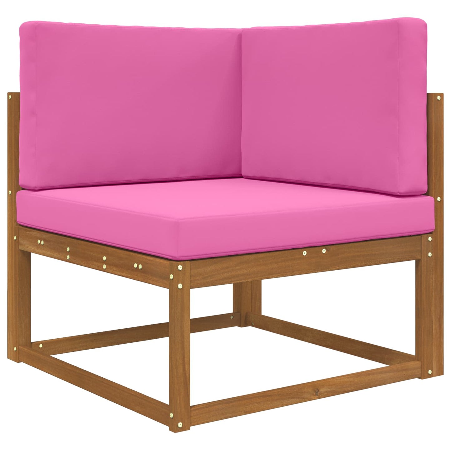 Cuscino per divano da esterno 3 pcs Rosa Poliestere | homemem39