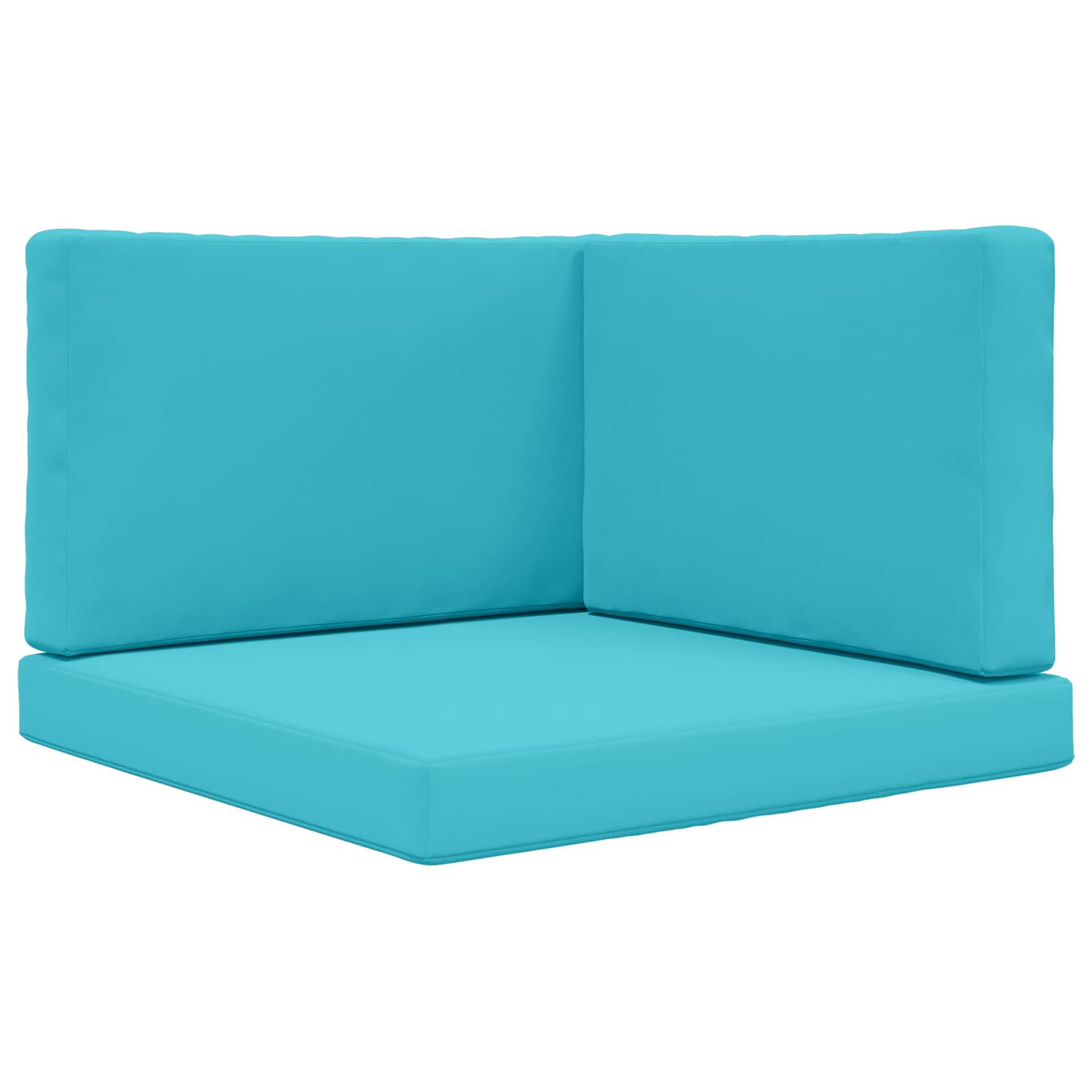Cuscino per divano da esterno 3 pcs Turchese Poliestere | homemem39