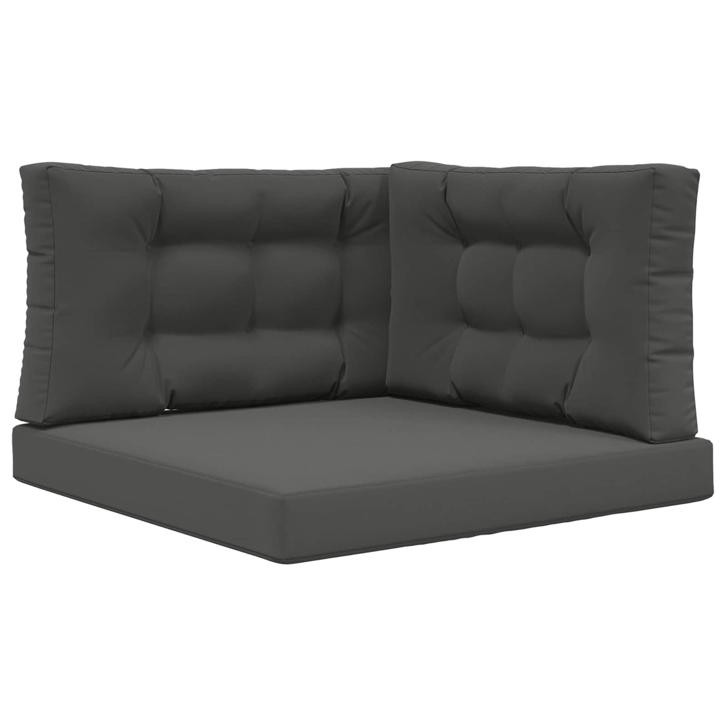 Cuscino per divano da esterno 3 pcs Antracite Poliestere | homemem39