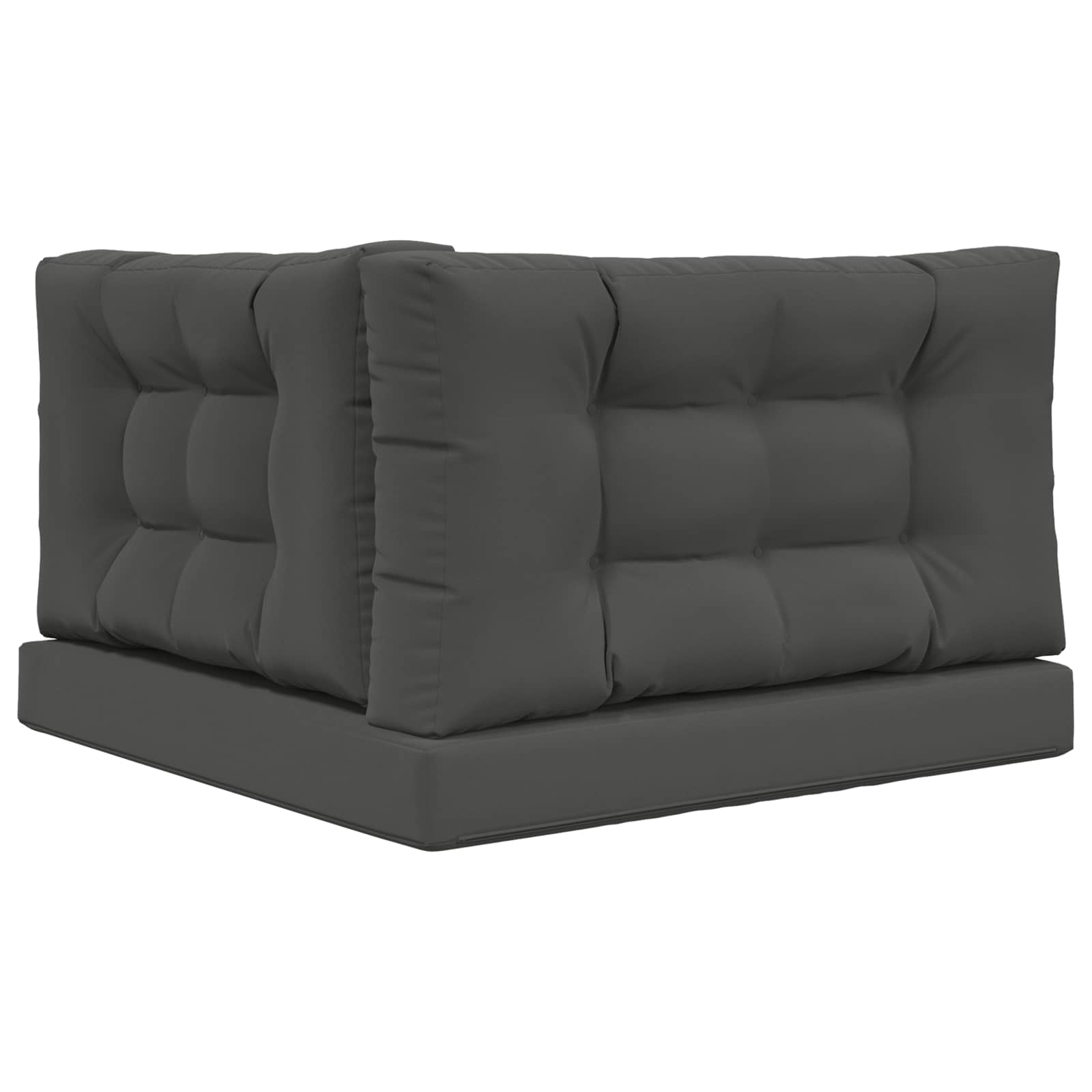 Cuscino per divano da esterno 3 pcs Antracite Poliestere | homemem39