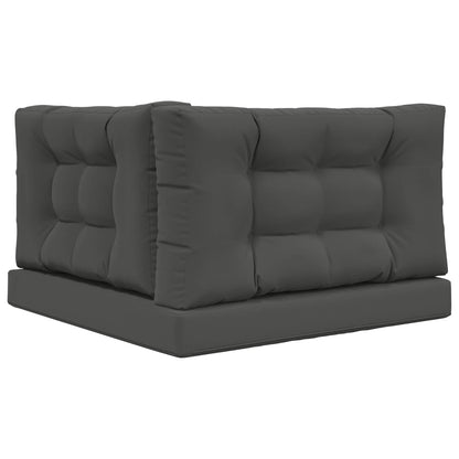 Cuscino per divano da esterno 3 pcs Antracite Poliestere | homemem39