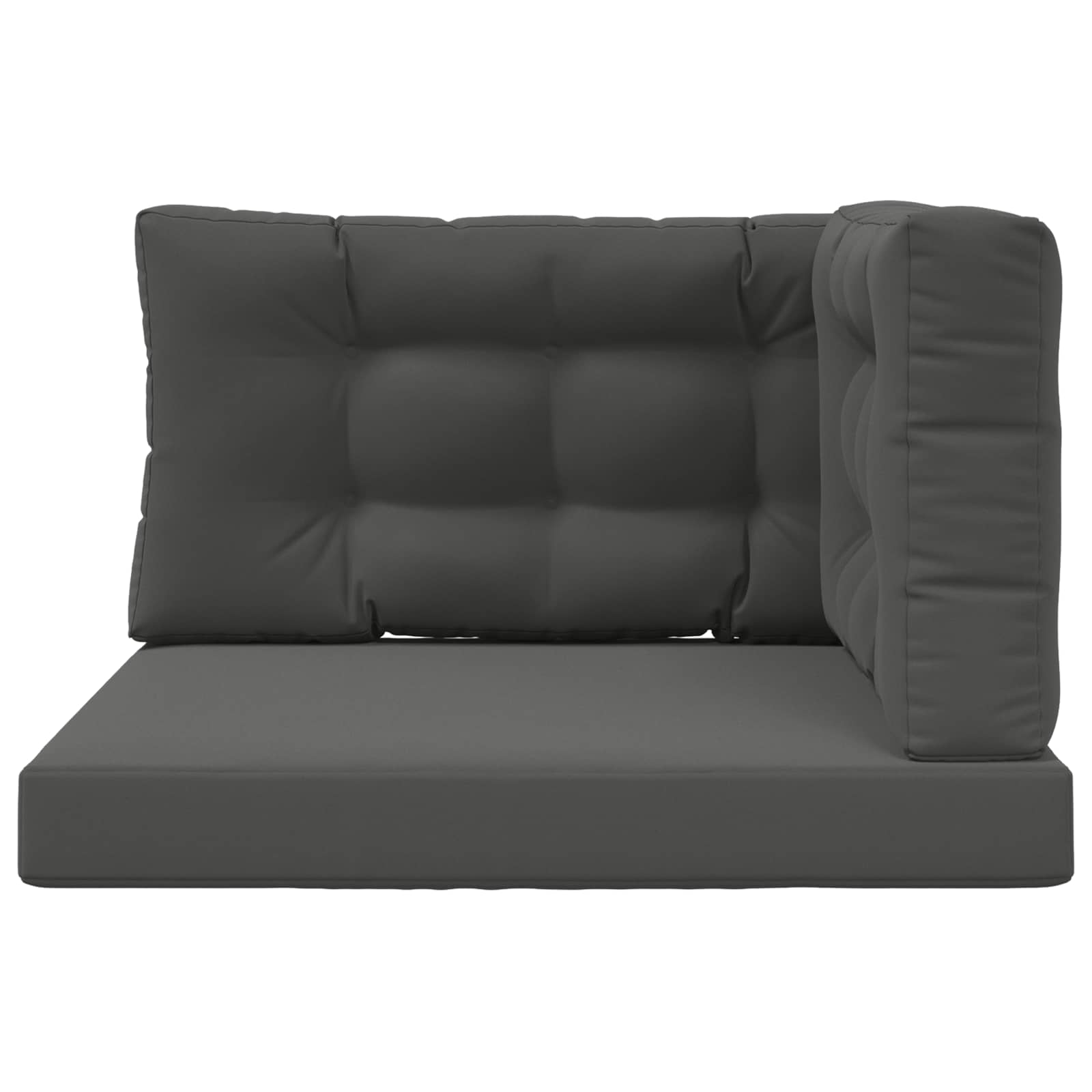 Cuscino per divano da esterno 3 pcs Antracite Poliestere | homemem39