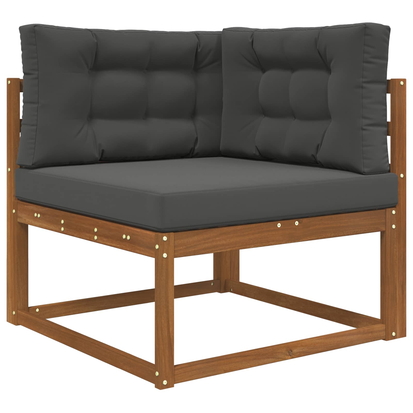 Cuscino per divano da esterno 3 pcs Antracite Poliestere | homemem39