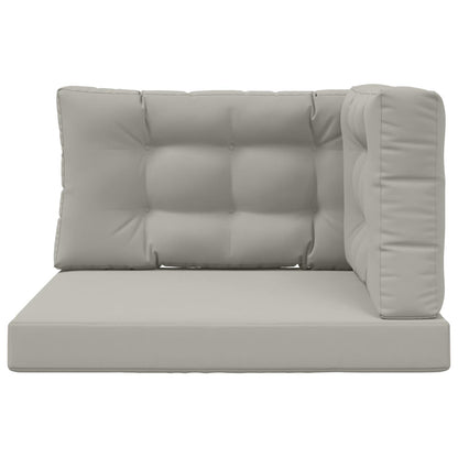 Cuscino per divano da esterno 3 pcs Grigio Poliestere | homemem39