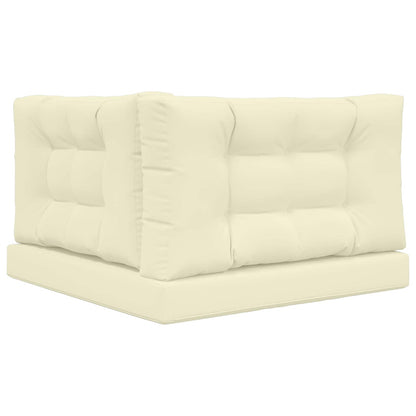 Cuscino per divano da esterno 3 pcs Crema Poliestere | homemem39