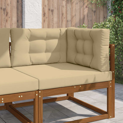 Cuscino per divano da esterno 3 pcs Beige Poliestere | homemem39