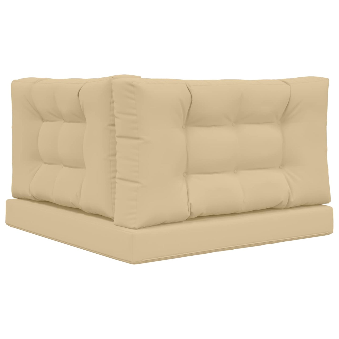 Cuscino per divano da esterno 3 pcs Beige Poliestere | homemem39