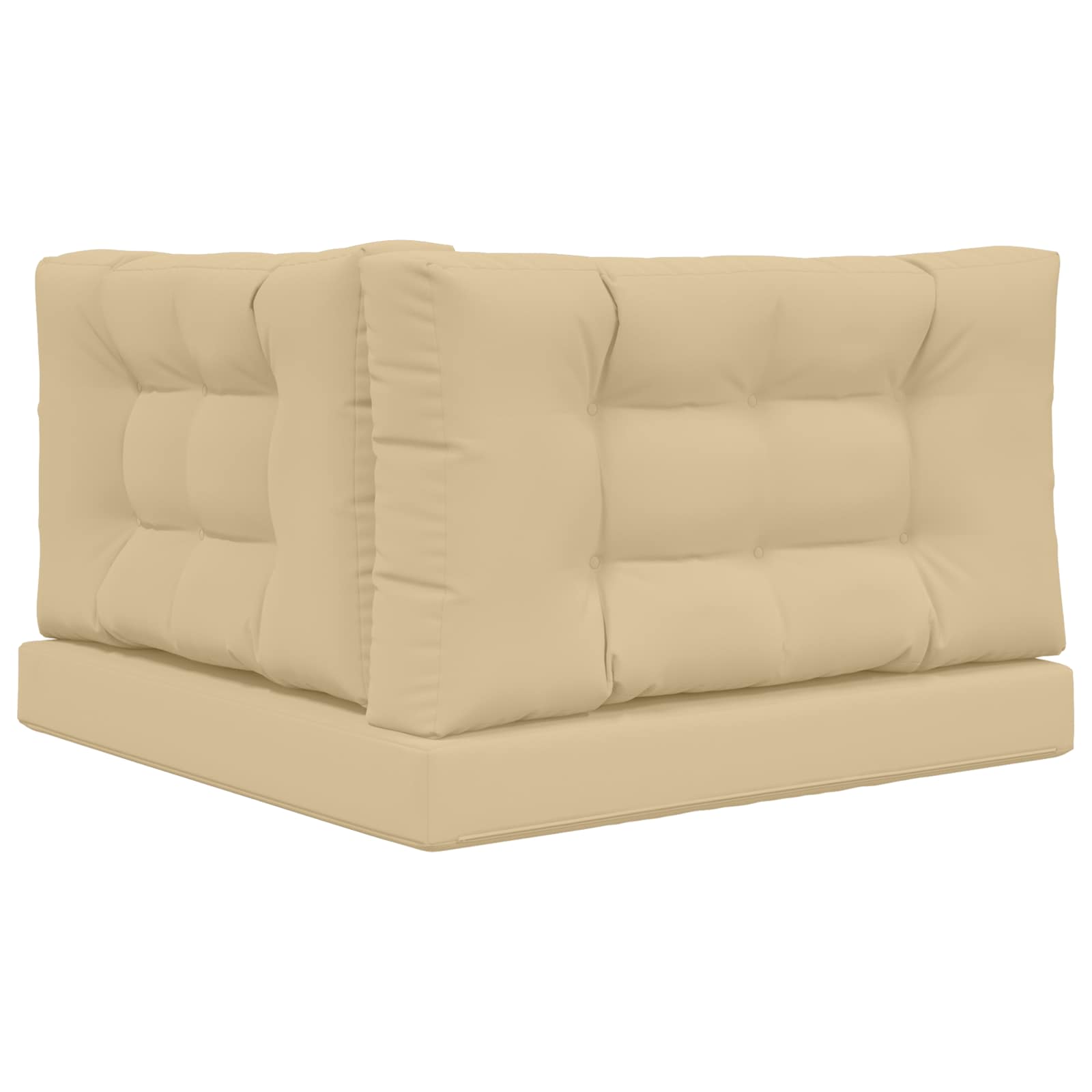 Cuscino per divano da esterno 3 pcs Beige Poliestere | homemem39