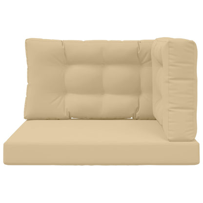 Cuscino per divano da esterno 3 pcs Beige Poliestere | homemem39
