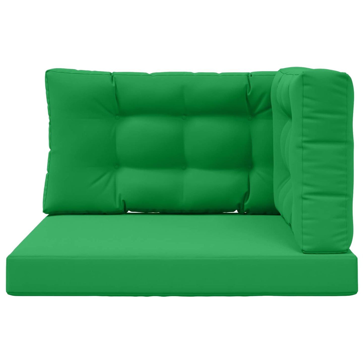 Cuscino per divano da esterno 3 pcs Verde Poliestere | homemem39