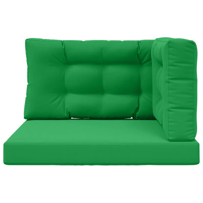 Cuscino per divano da esterno 3 pcs Verde Poliestere | homemem39