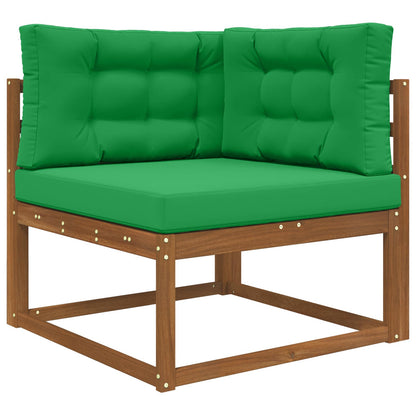 Cuscino per divano da esterno 3 pcs Verde Poliestere | homemem39