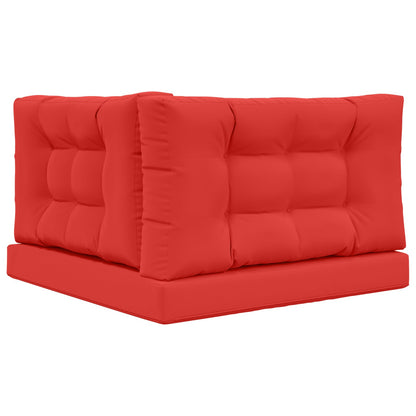Cuscino per divano da esterno 3 pcs Rosso Poliestere | homemem39