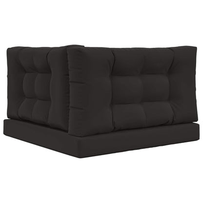 Cuscino per divano da esterno 3 pcs Nero Poliestere | homemem39