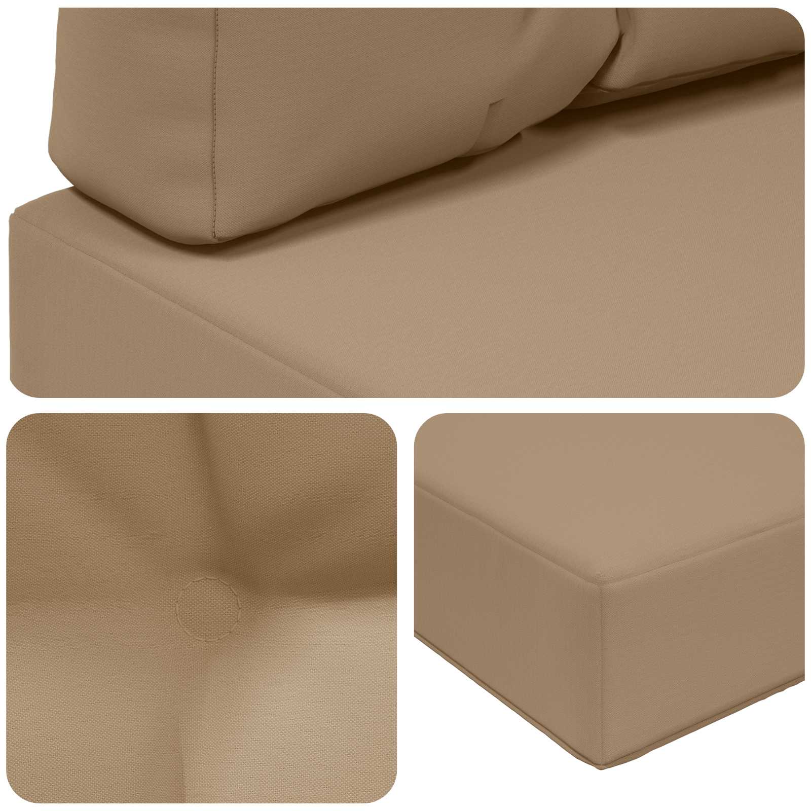 Cuscino per divano da esterno 3 pcs Talpa Poliestere | homemem39