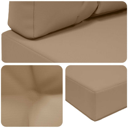 Cuscino per divano da esterno 3 pcs Talpa Poliestere | homemem39