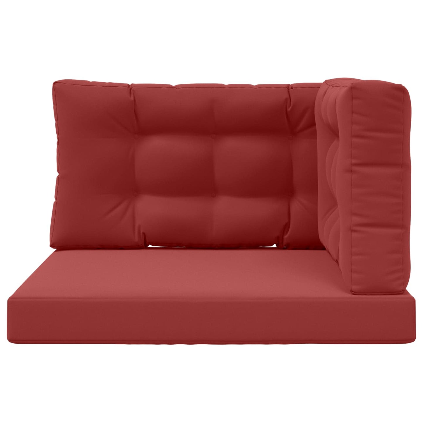 Cuscino per divano da esterno 3 pcs Rosso vino Poliestere | homemem39