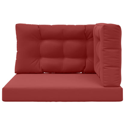 Cuscino per divano da esterno 3 pcs Rosso vino Poliestere | homemem39
