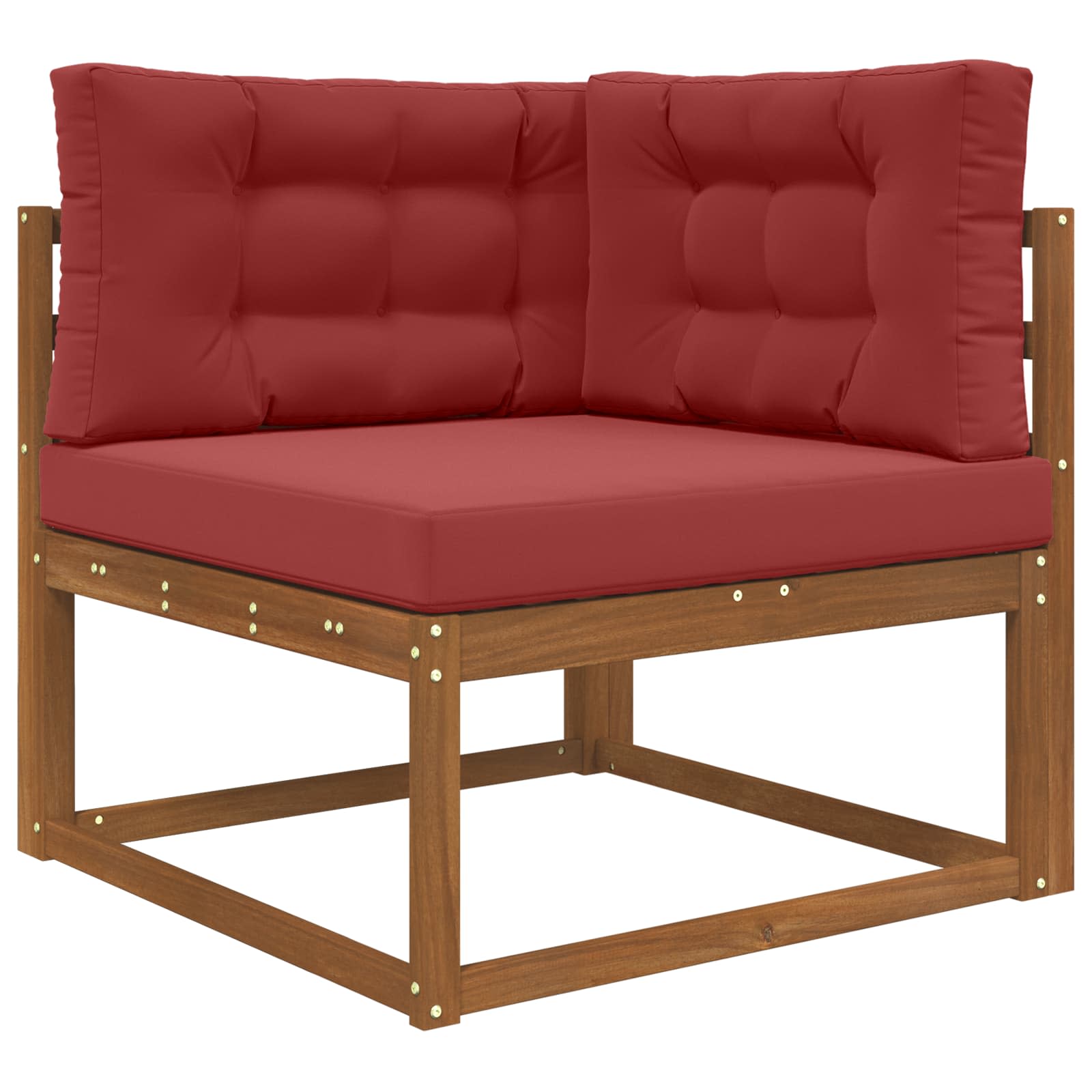 Cuscino per divano da esterno 3 pcs Rosso vino Poliestere | homemem39