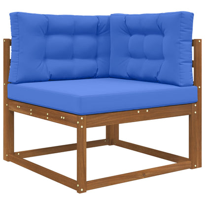 Cuscino per divano da esterno 3 pcs Blu Reale Poliestere | homemem39