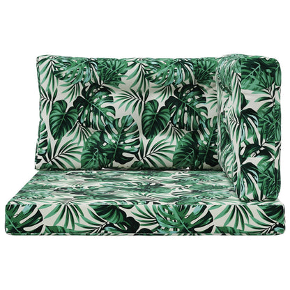 Cuscino per divano da esterno 3 pcs Motivo Foglia Poliestere | homemem39
