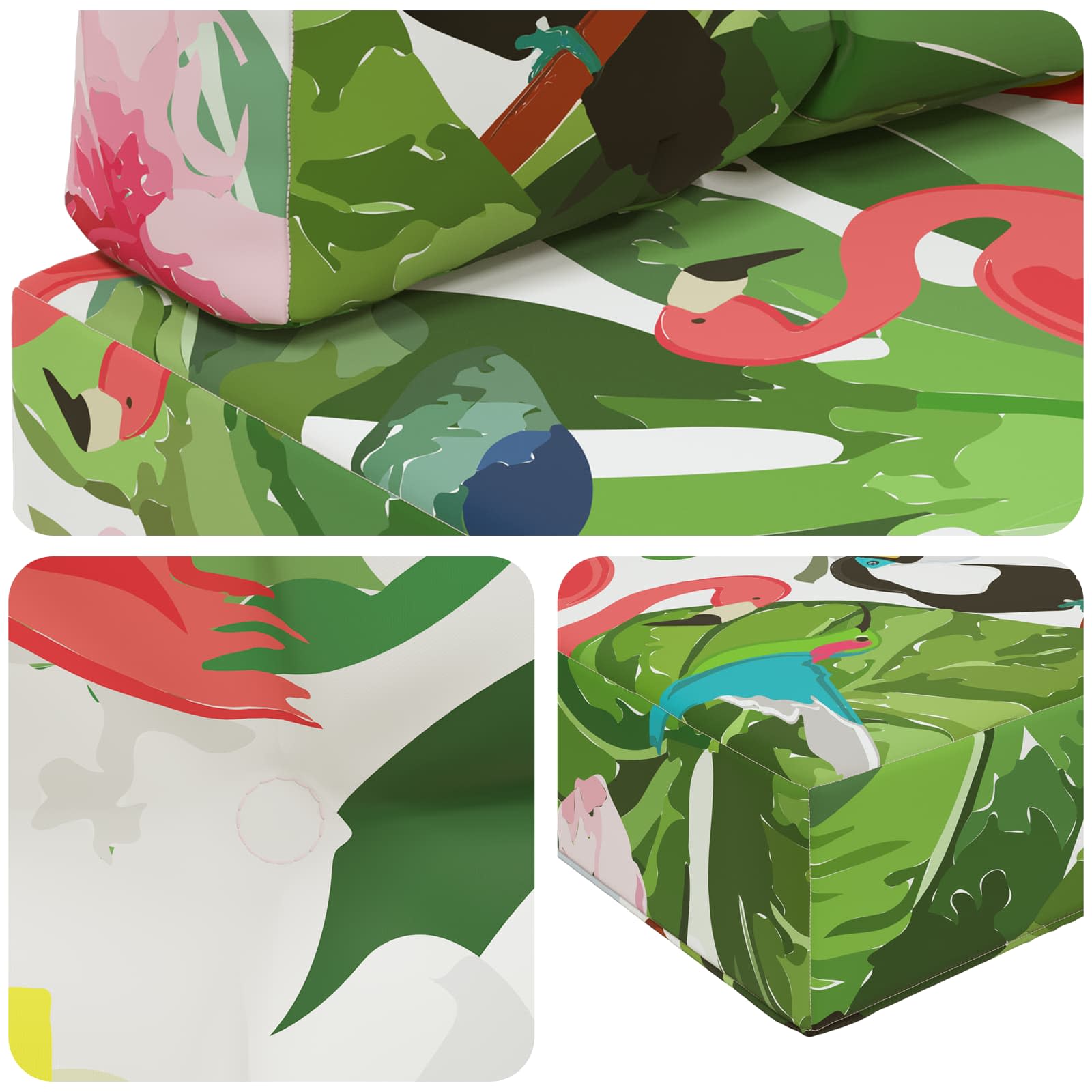 Cuscino per divano da esterno 3 pcs colorato Poliestere | homemem39