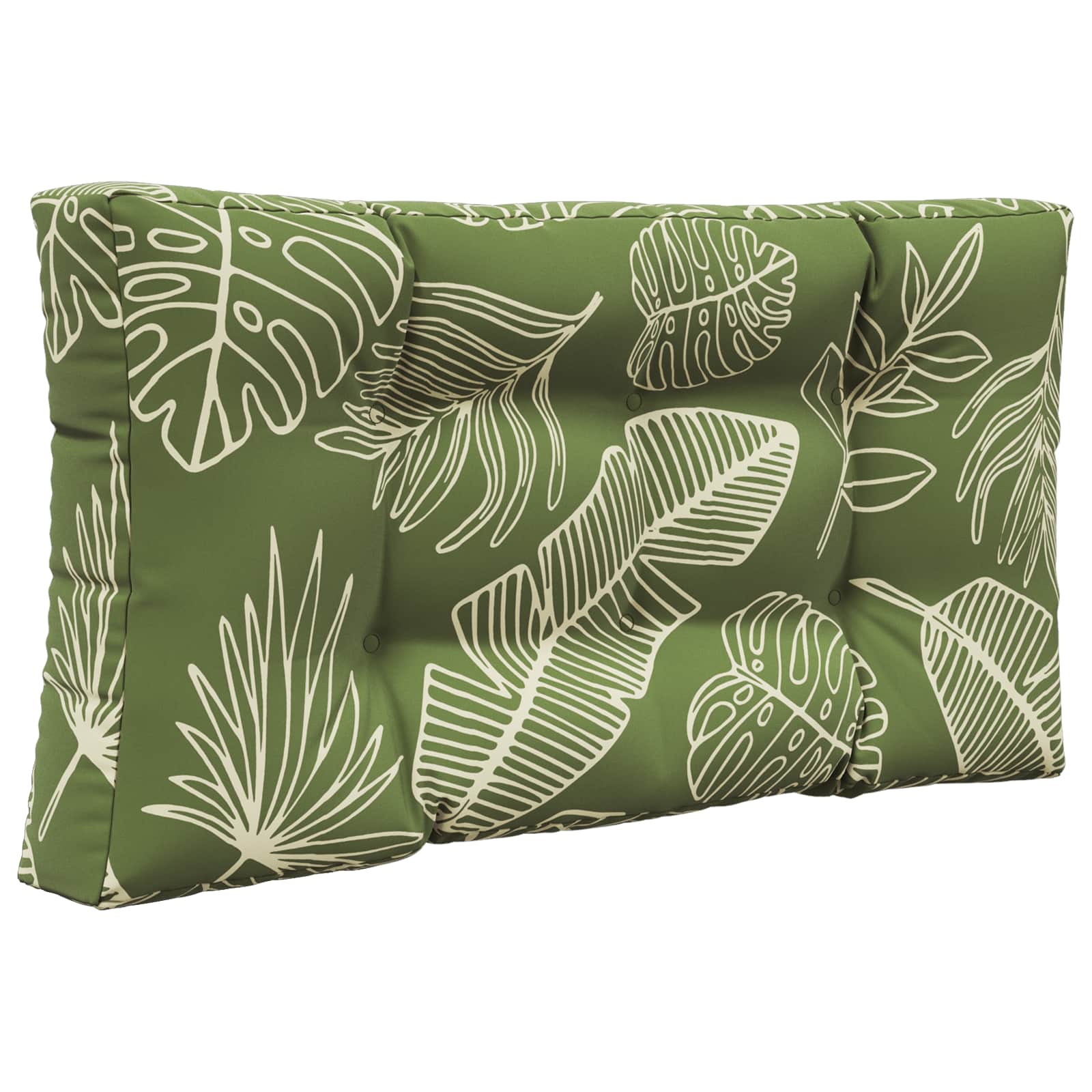 Cuscino per divano da esterno 3 pcs Design a foglia Poliestere | homemem39