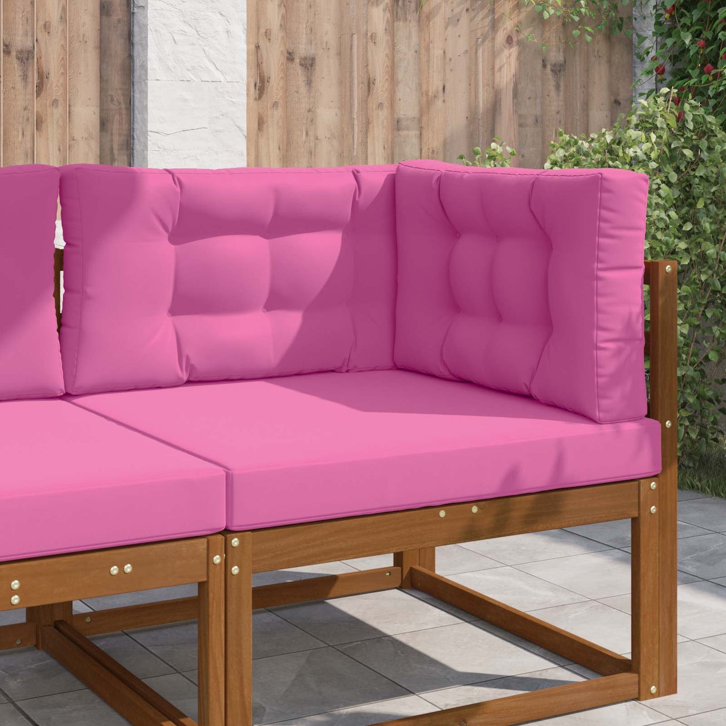 Cuscino per divano da esterno Poliestere Rosa 80 x 80 cm