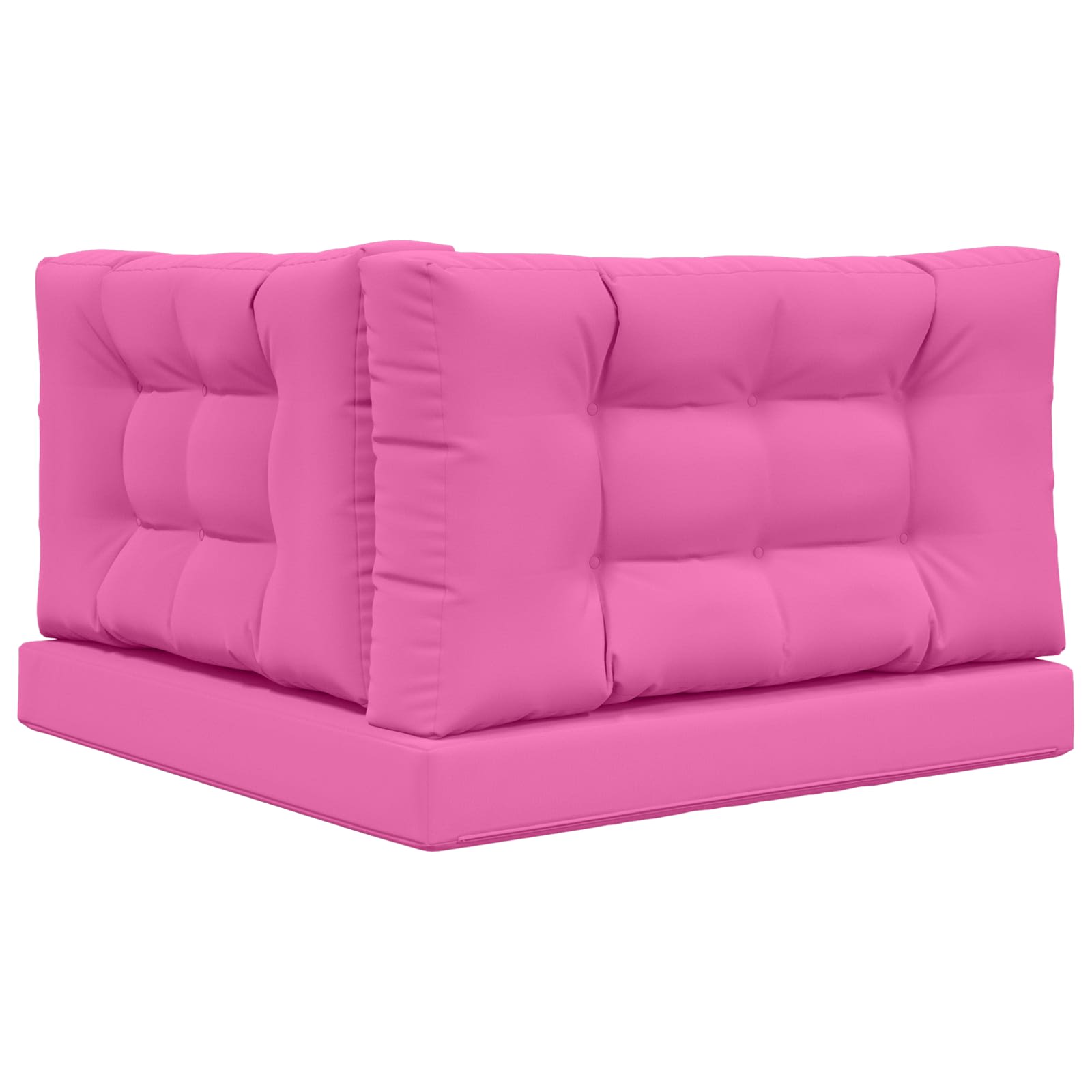 Cuscino per divano da esterno 3 pcs Rosa Poliestere | homemem39