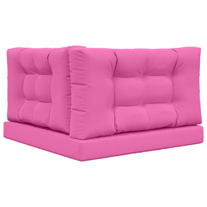 Cuscino per divano da esterno 3 pcs Rosa Poliestere | homemem39
