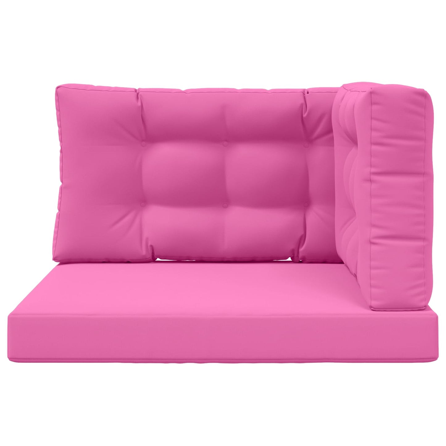 Cuscino per divano da esterno 3 pcs Rosa Poliestere | homemem39