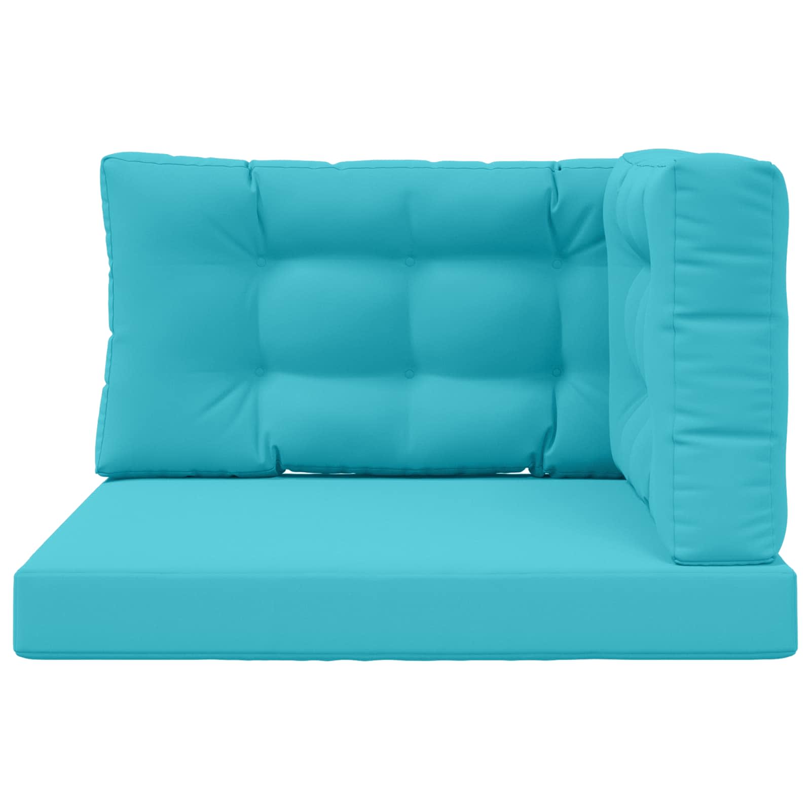 Cuscino per divano da esterno 3 pcs Turchese Poliestere | homemem39