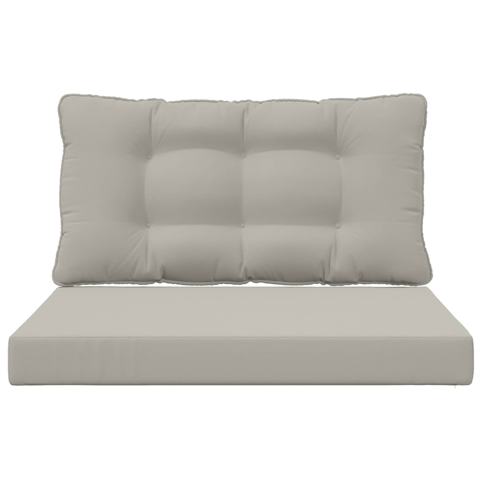 Cuscino per divano da esterno Poliestere Grigio | homemem39