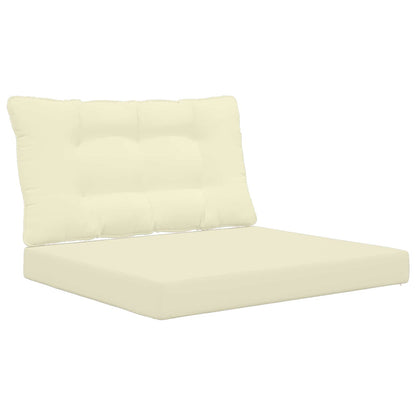 Cuscino per divano da esterno Poliestere Crema 80 x 68,5 x 8 cm | homemem39