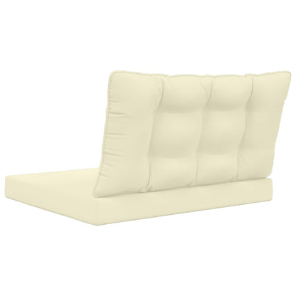 Cuscino per divano da esterno Poliestere Crema 80 x 68,5 x 8 cm | homemem39