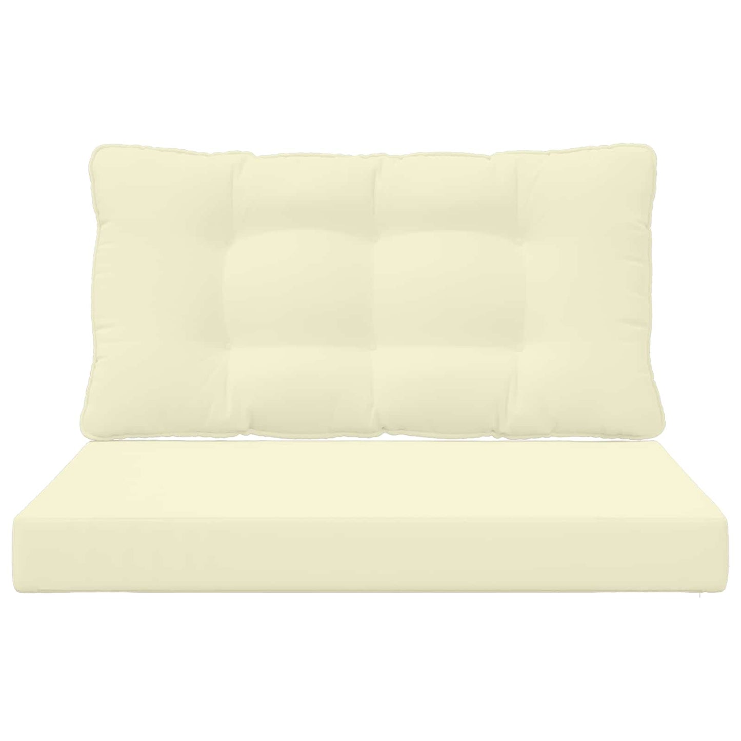 Cuscino per divano da esterno Poliestere Crema 80 x 68,5 x 8 cm | homemem39