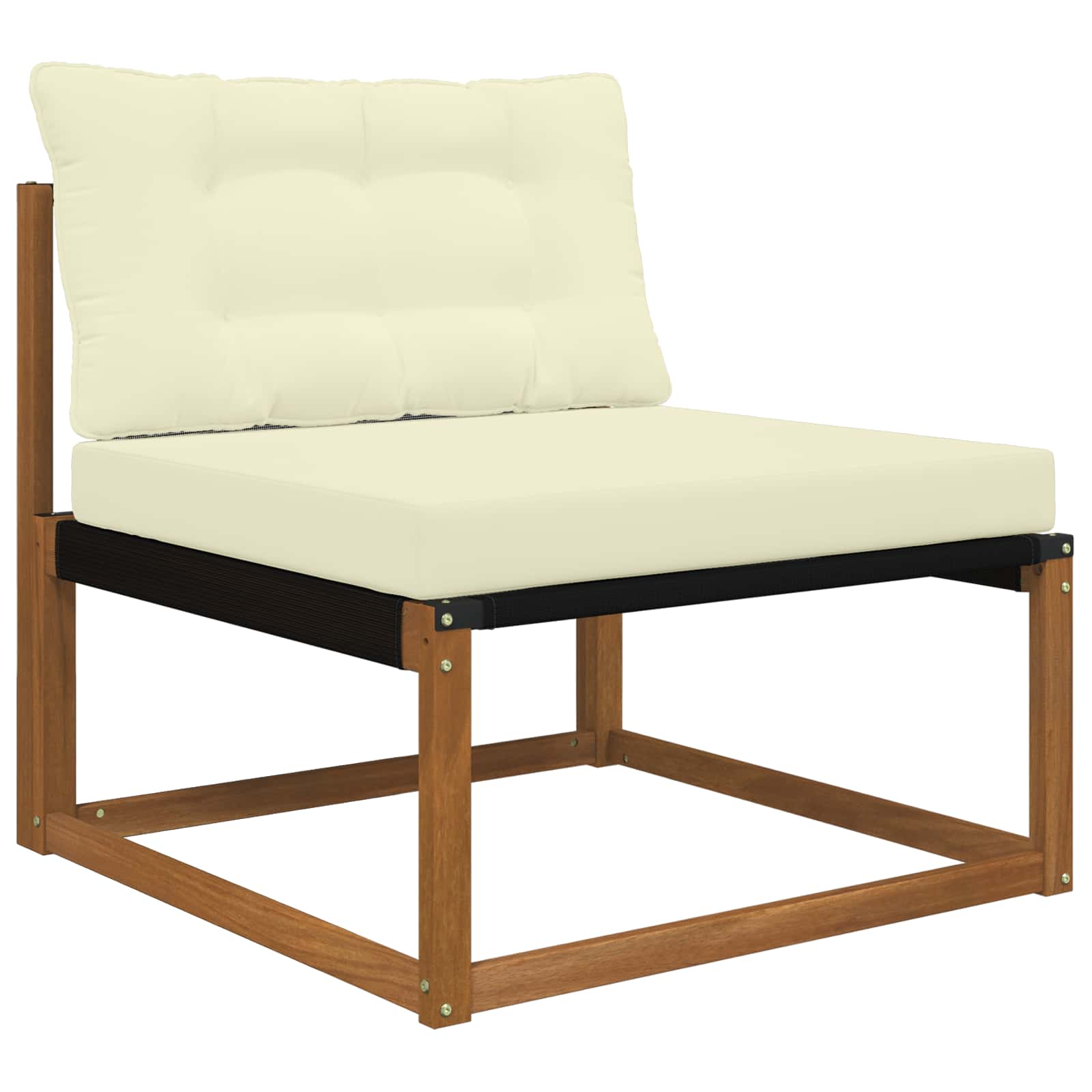 Cuscino per divano da esterno Poliestere Crema 80 x 68,5 x 8 cm | homemem39