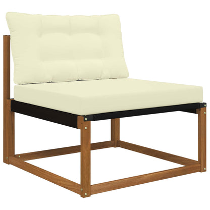 Cuscino per divano da esterno Poliestere Crema 80 x 68,5 x 8 cm | homemem39
