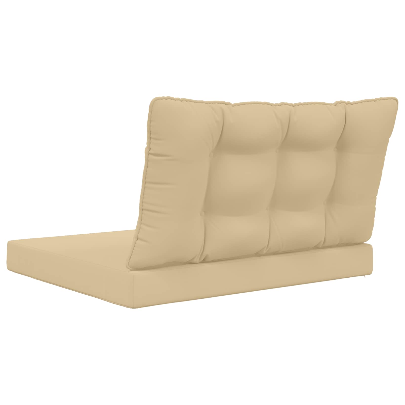 Cuscino per divano da esterno Poliestere Beige 80 x 68,5 x 8 cm | homemem39