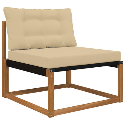 Cuscino per divano da esterno Poliestere Beige 80 x 68,5 x 8 cm | homemem39