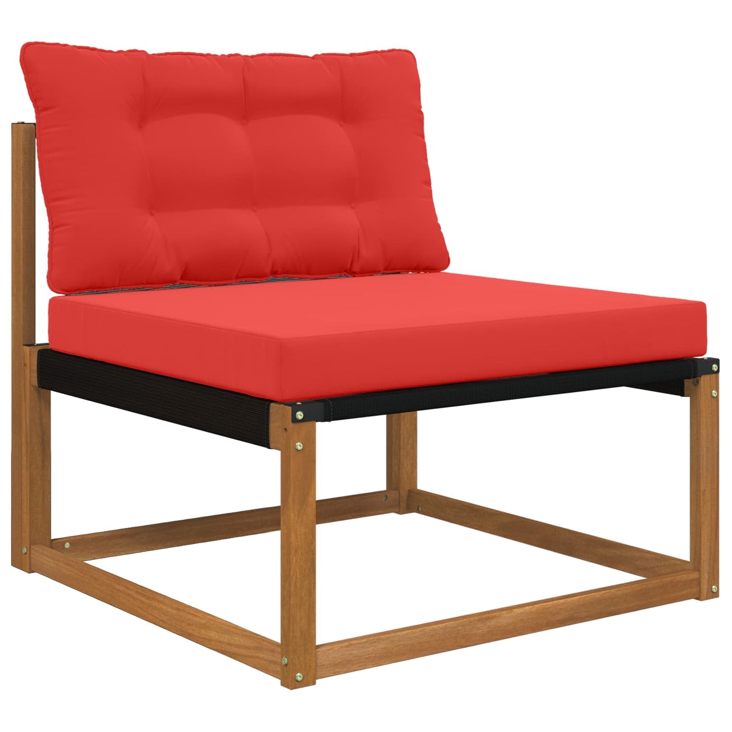 Cuscino per divano da esterno Poliestere Rosso 80 x 68,5 x 8 cm | homemem39